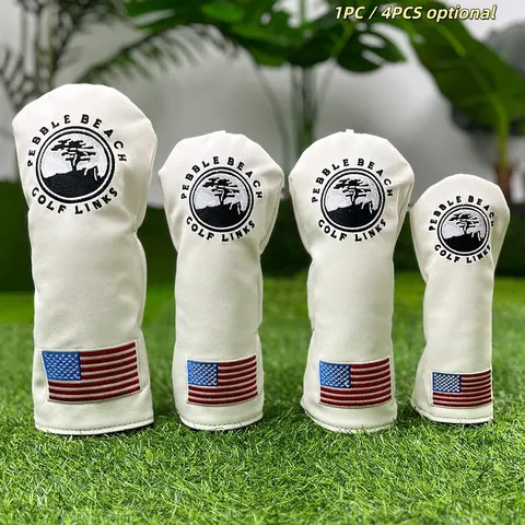 Golf Tree Pattern Top Cover, 1 Count Driver's Top Cover, Golf Course, Wooden Top Cover, Hybrid Top Cover, Push Rod Cover, Golf Accessory, Golf Item