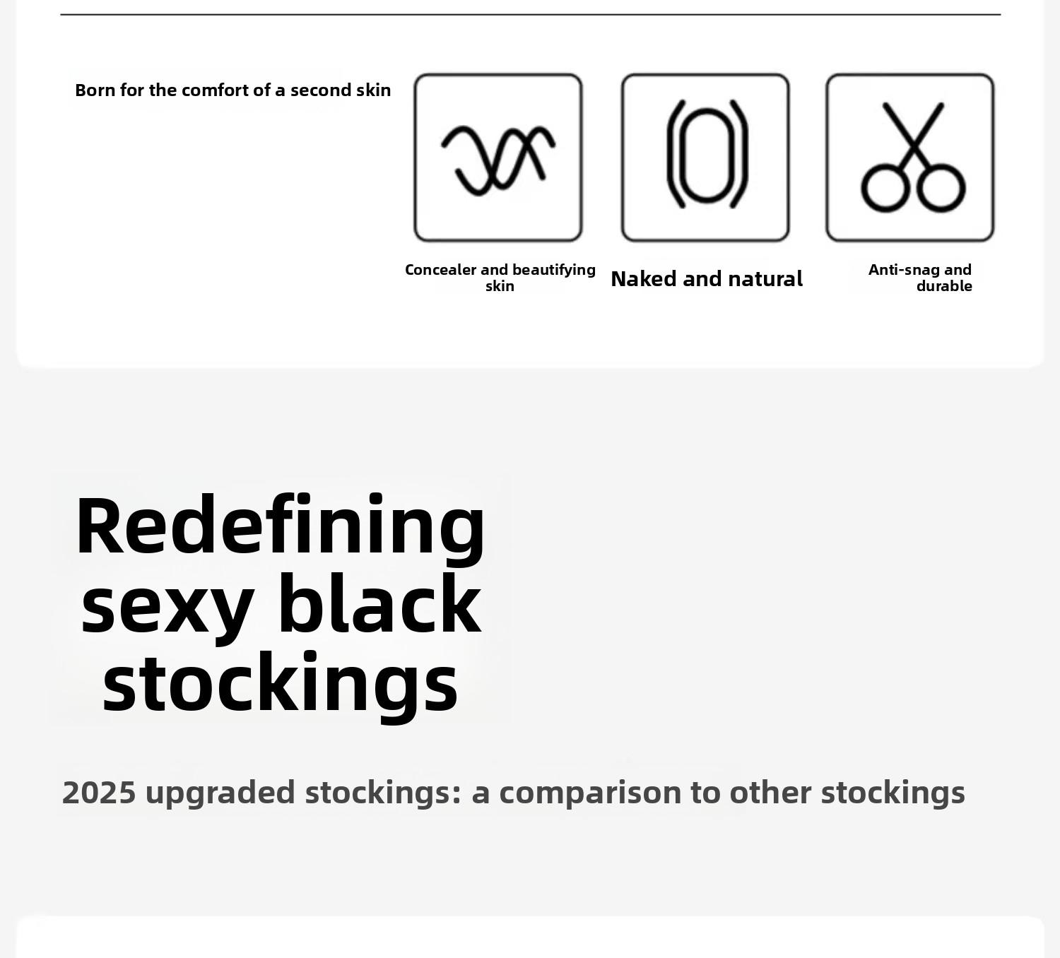 0D black silk stockings for women, summer thin style, sun-shielding and skin-beautifying, seamless and anti-run, ultra-thin summer style, sexy black stockings