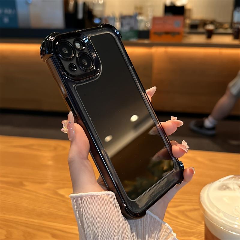 4 Corner Airbag Electroplated 2-in-1 Hard Phone Case for iPhone 17 Pro Max/16 Pro Max/15/14/13/12/11, Shockproof Safety Cushion Protective Cover 4 Corner Airbag Electroplated 2-in-1 Hard Phone Case for iPhone 17 Pro Max/16 Pro Max/15/14/13/12/11, Shockproof Safety Cushion Protective Cover