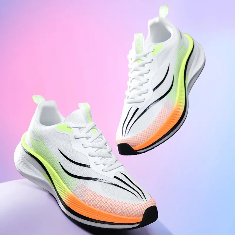 GGOR Lightweight Jump Rope Sneakers with Shock Absorption & Rebound Sole - Quick-Dry Sports Shoes Suitable for Running, Gym, Outdoor, Casual Wear - Low-Top Lace-Up for Athletic Footwear ( Sole)