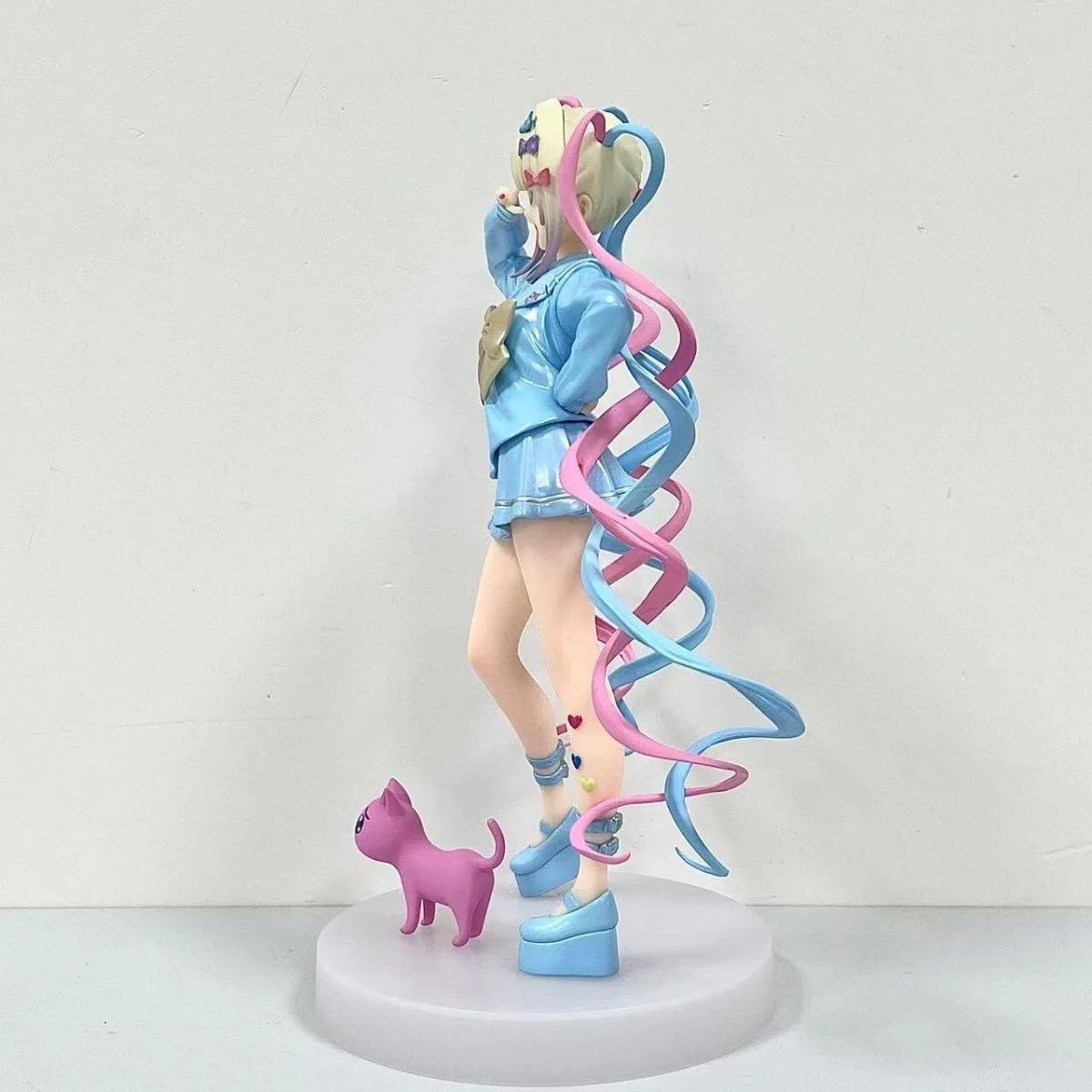 17cm Needy Girl Overdose Anime Figure Pop Up Parade KAngel Action Figures Virtual Uploader PVC Collection Model Ornaments Toys