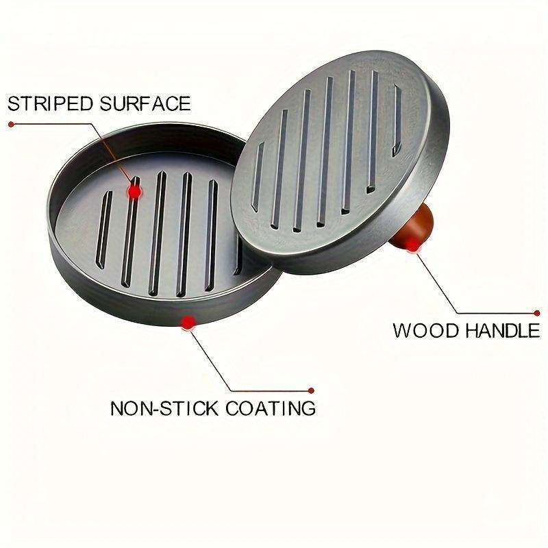 Non-Stick Burger Press, 1 Count Effortless Patty Maker for Meat, Beef and Cheese, Ideal for Home, Kitchen, Grill, Barbecue and Cooking, Kitchenware