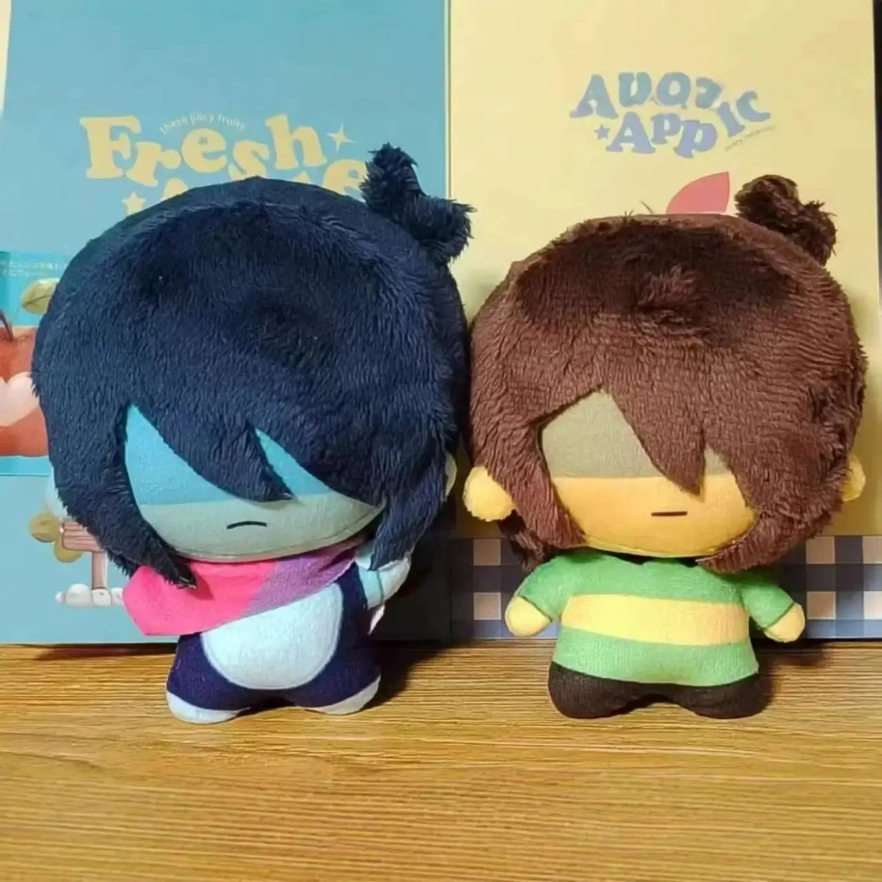 10cm Anime Deltarune Kris Plushie Stuffed Doll Toys Kris Plush Backpack Pendant Keychain Doll Kawaii Doll Birthday Xmas Gifts