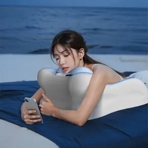 A multifunctional ergonomic elevation pad, breathable and non-stuffy, perfect for propped sleeping pillows, bed use for reading or phone use, with butt and waist support. A comfortable, versatile home cushion for couples