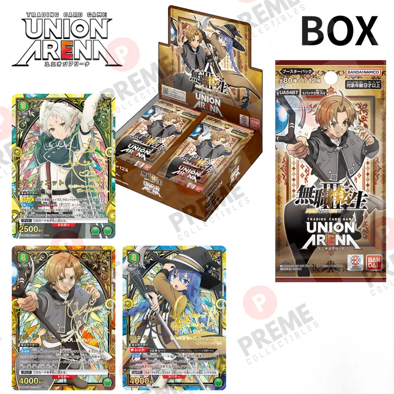 Japanese Mushoku Tensei: Jobless Reincarnation (UA54BT) Sealed Booster Box /16 Packs/8 cards Union Arena New
