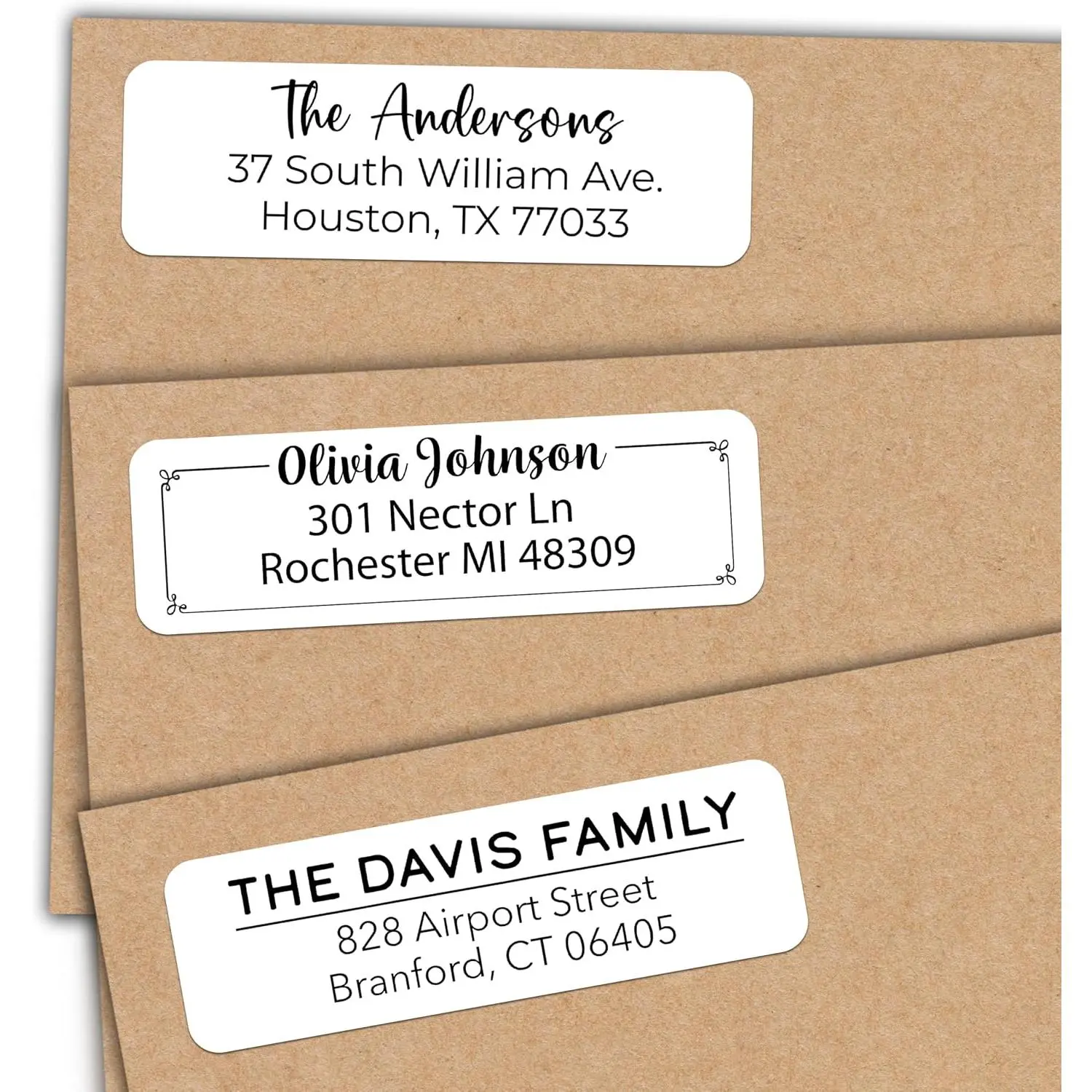 Personalized Return Address Labels - Custom Address Stickers  Sheets (50-1000 Labels) ()