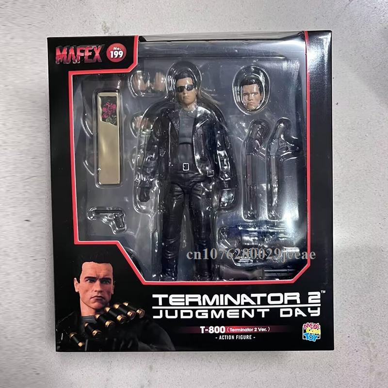 IN Stock MAFEX 176 199 Mafex The Terminator 2 Judgment Day T-800 6-Inch Action Figure Collection Model Toy Birthday Gifts 18cm