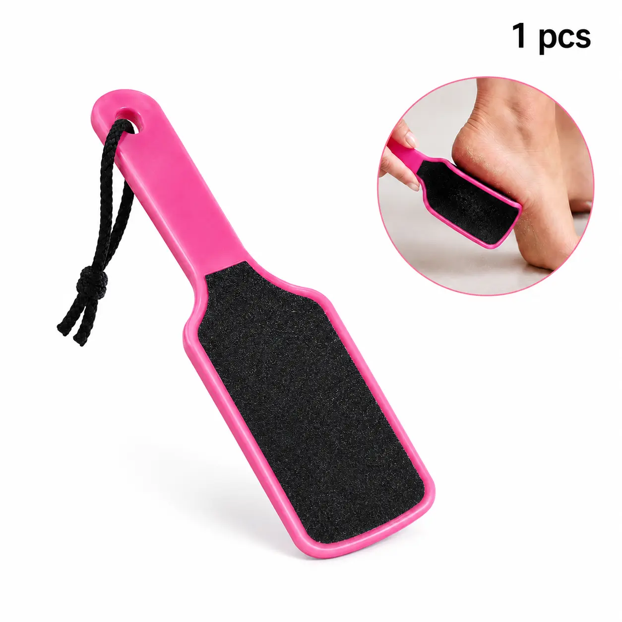 U-Shape Double Sided Foot File, Coarse Fine Sand Design, Effective Dead Skin and Callus Remover, Ideal for Home Pedicure