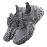 Men's Retro Breathable Mesh Thick Soled Sneakers, Durian Sole, Thick Heel Lift, Suitable for Summer and Daily Use, Sizes 39-45