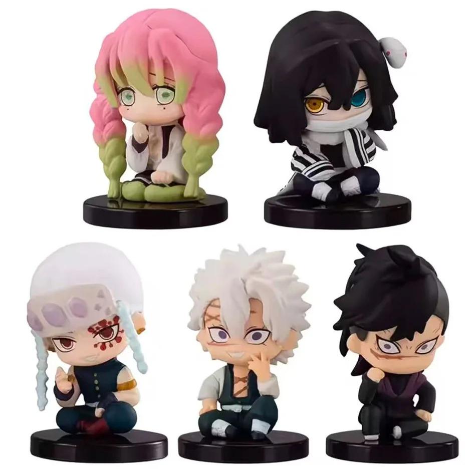 5pcs Kamado Tanjiro, Kamado Nezuko, Hashibira Inosuke & Agatsuma Zenitsu PVC Model Toys - Premium Gift Option, New Year Gift