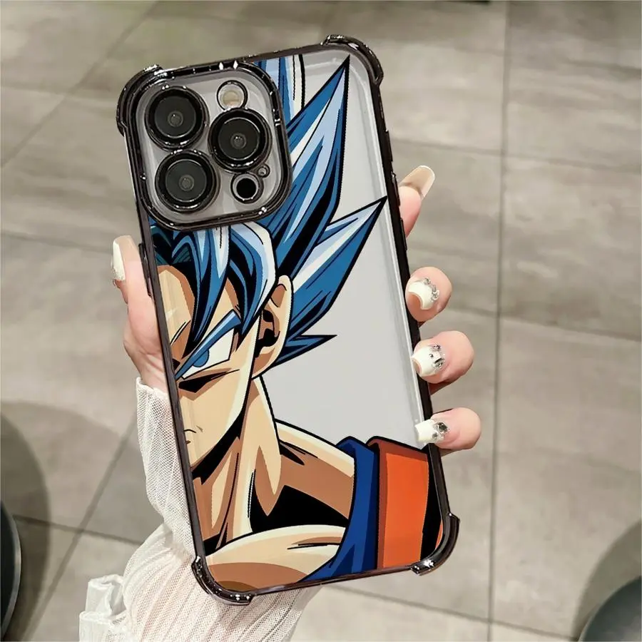 Goku Soft Cover Phone Case for iPhone 17 Air 16 15 14 13 12 11 Pro Max Plus