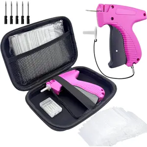 Clothing Tagging Gun Kit with Case, Standard Retail Price Tag Attacher Gun for Garment, Includes 6 Needles & 1600 1-in Barbs Fasteners, Not a Stitch Gun
