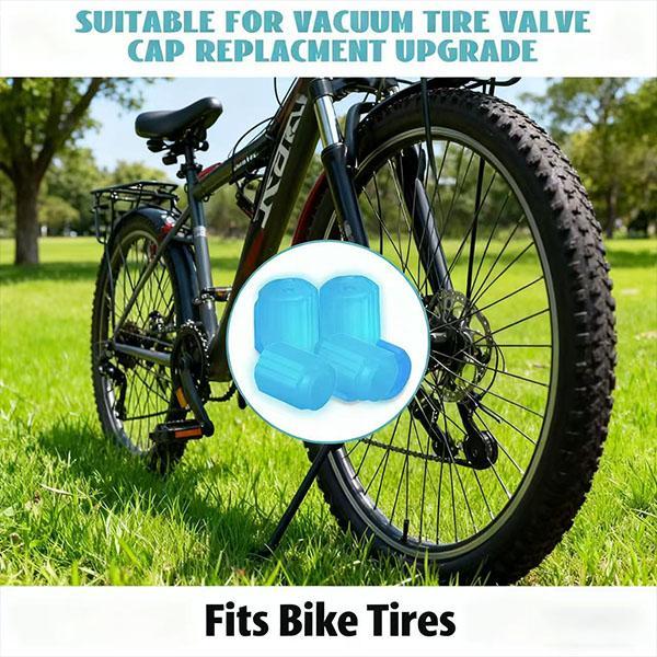 8PCS Luminous Tire Valve Cap Set - Waterproof Air Stem Covers, Universal Fit for Car Bike Motorcycle Wheel Accessories
