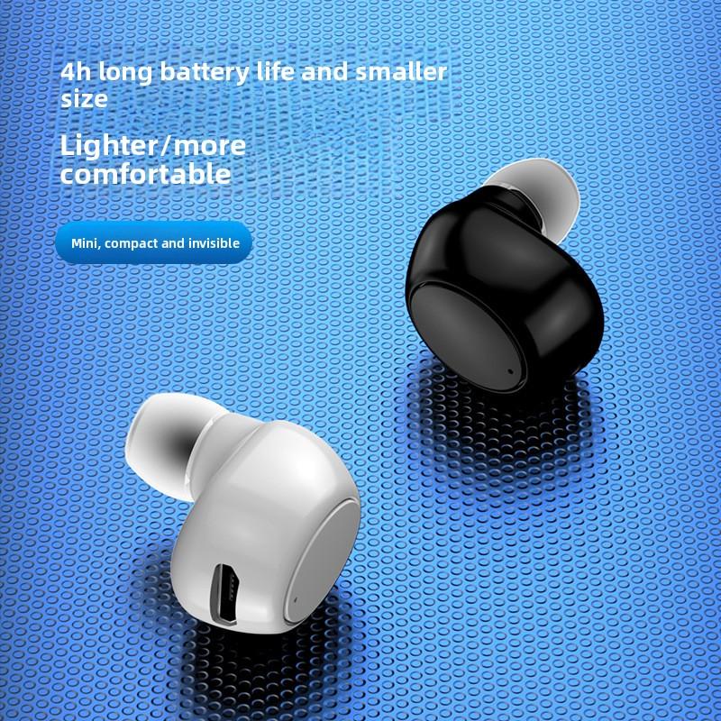 Ultra-Small Mini Invisible In-Ear Bluetooth 5.0 Earbud for Sports & Car Driving