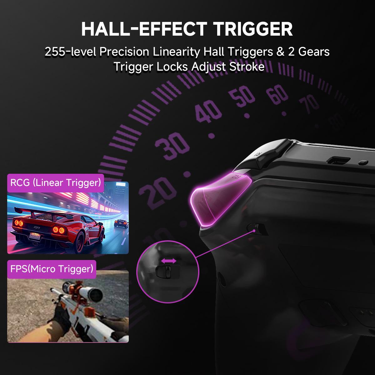 PS5 wireless bluetooth controller with RGB light macro programming Android ios/pc/steam/mac p5 gamepad Touchpad PS4 Turbo Set play vital accessories retro game console stick back lever thumbsticks grip dual vibration double Xbox Special Edition Controller