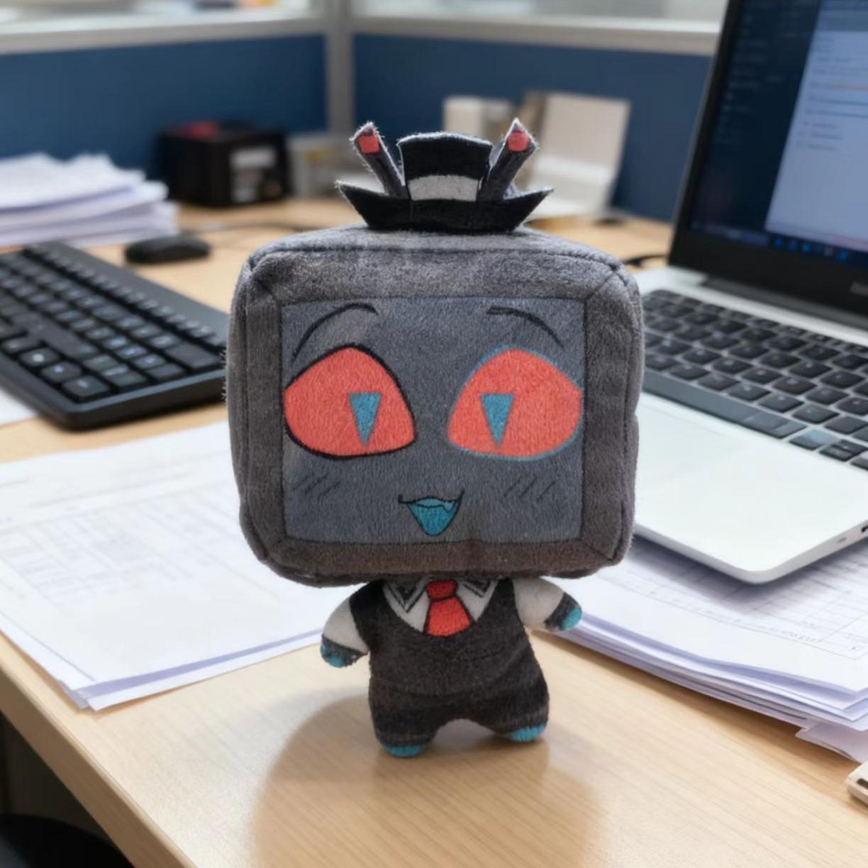 New Anime Hazbins Hotels Plush Doll Cartoon Movie Peripheral Niffty Plushie Soft Stuffed Doll Toy Gift For Kids