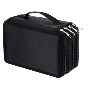 72 Slots Expandable Pencil Case, 4 Layer Large Capacity Organizer, Handles for Easy Carrying, Ideal for Colored Pencils & Art Supplies