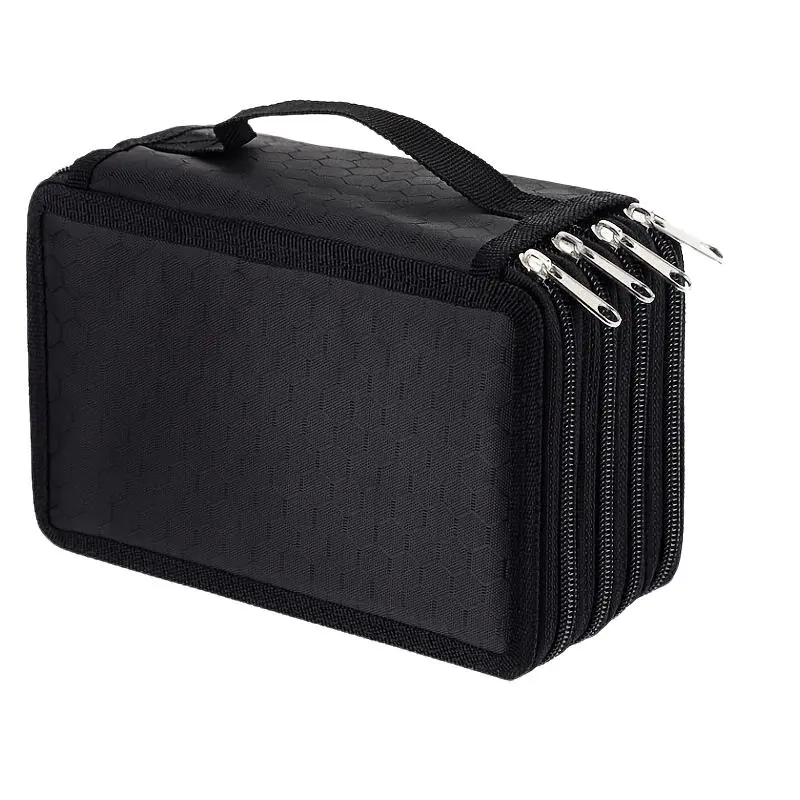 72 Slots Expandable Pencil Case, 4 Layer Large Capacity Organizer, Handles for Easy Carrying, Ideal for Colored Pencils & Art Supplies, Office Supplies