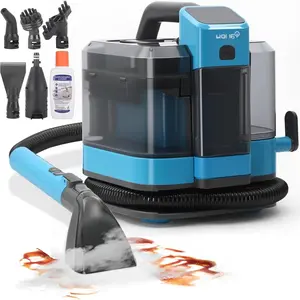 Hydroflex Pro Steam Portable Carpet Spot Cleaner with Steam, 1600W Upholstery Cleaner Machine, 18KPa  Suction, Cold/Hot/Steam Modes, Self-Cleaning, for Couch,  Seats & Rugs