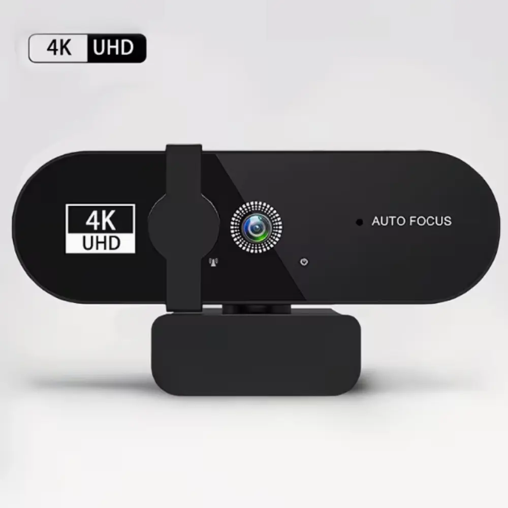 USB Webcam with Auto Focus, 1080P 60FPS HD Video, Plug & Play Camera for PC Gaming, Live Streaming, Content Creation & Video Recording