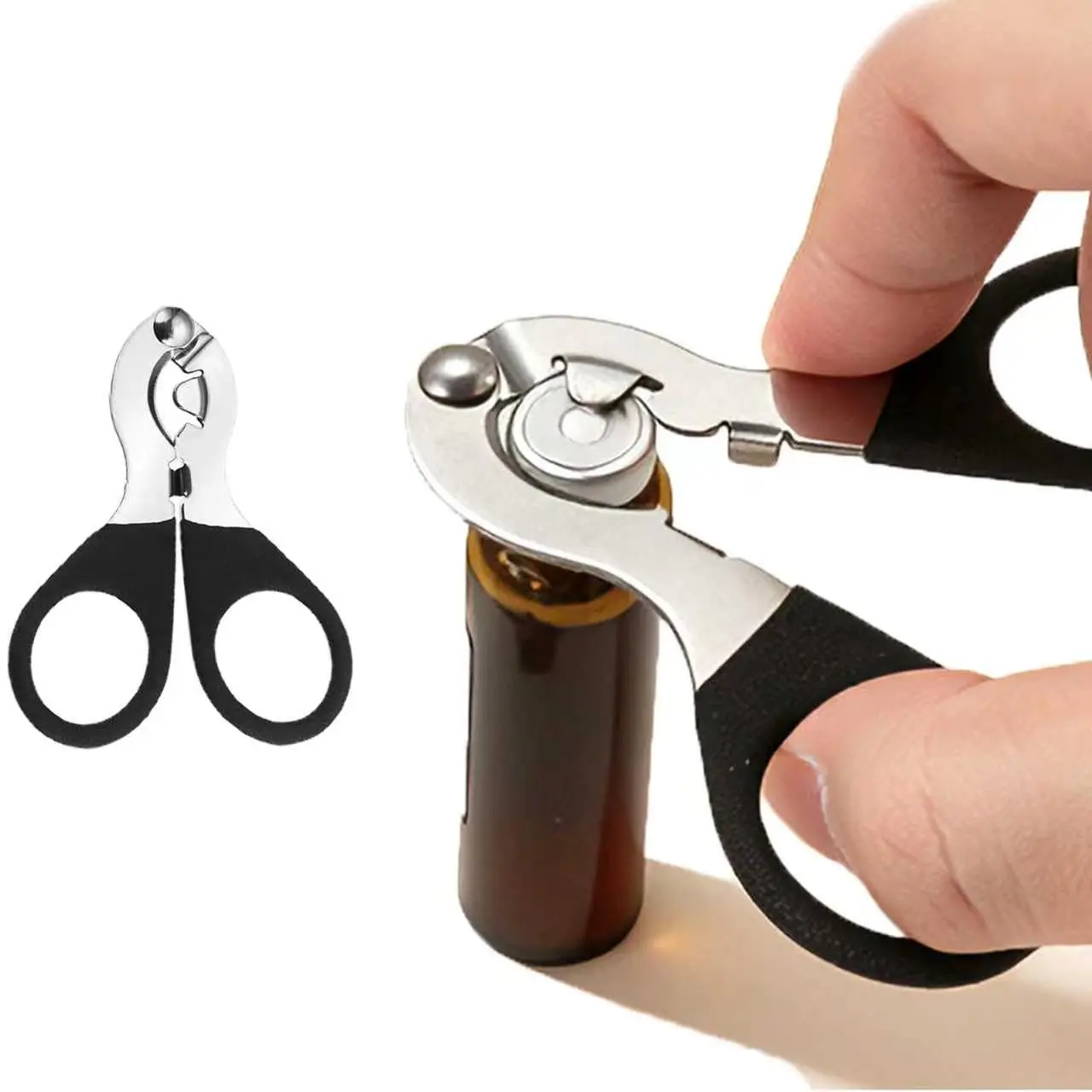 2026abridores de viales, 2.0acero inoxidable medicine bottle opener,vial opener,Lid Opener,Bottle Cap Opener,Suitable for 0.8in and 0.4in,Effortless and convenient Oral solution abridores de Bottle opener multifunctional Stainless