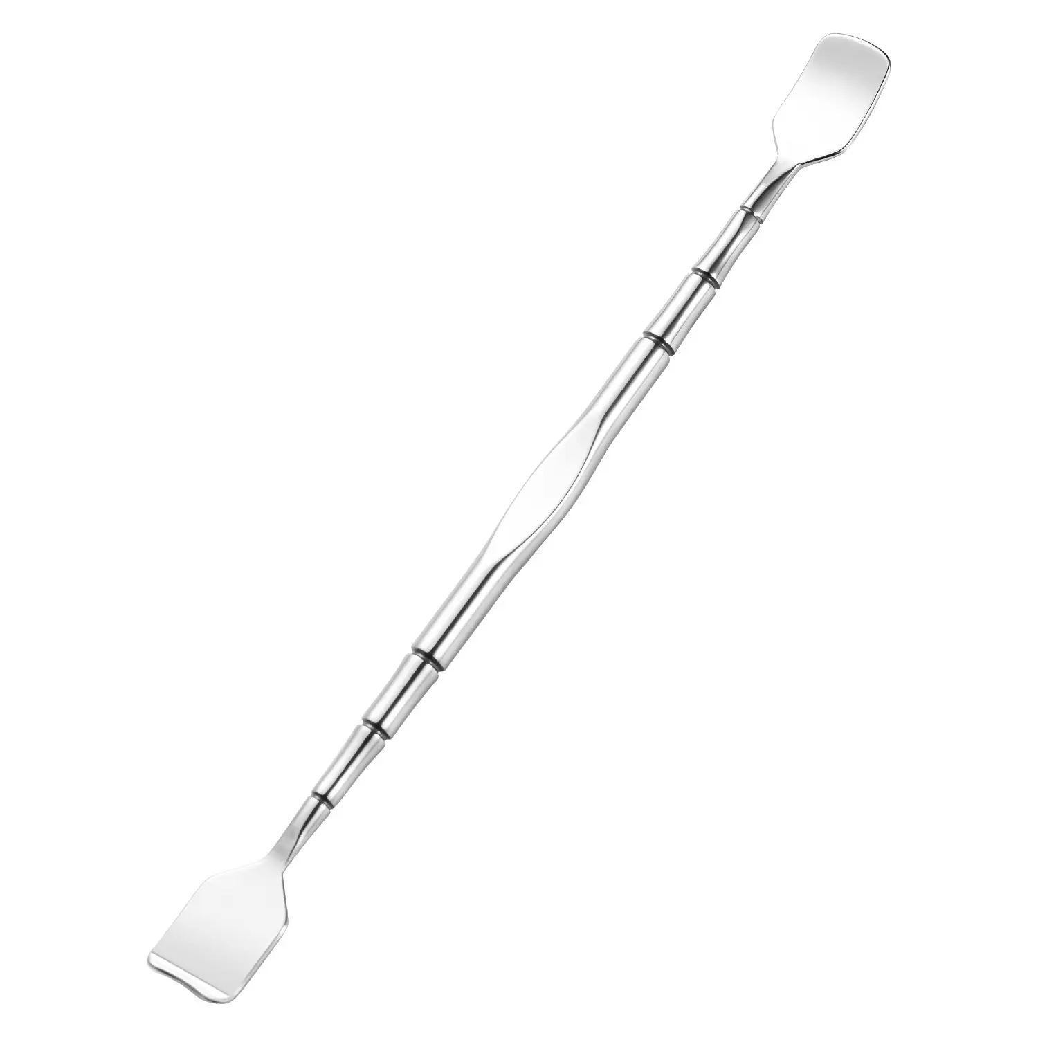Double-Head Stainless Steel Blackhead Remover Spoon, Whitehead Extractor, Nose Blackhead Scraper, Facial Cleaning Tool, Multifunctional Facial Scraper