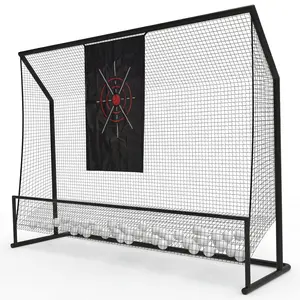Garvee Heavy Duty Golf Practice Net 10x7.5FT, Indoor & Backyard Golf Training Aid, Real Ball Hitting Chipping Net Equipped with Target Cloth and Portable Carry Bag
