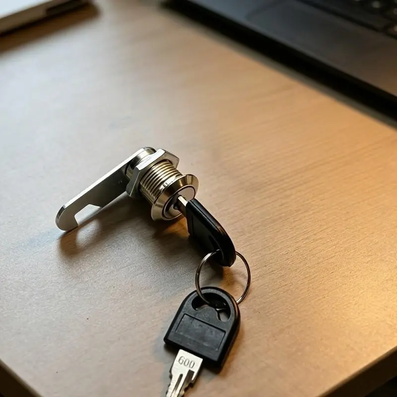 A set of 2 keys, 16mm safety cam lock, mailbox lock, durable cam latch, used to protect doors, cabinets, mailboxes and drawers, cabinet locks, locker locks, newspaper box locks, cabinets and cabinet furniture locks.