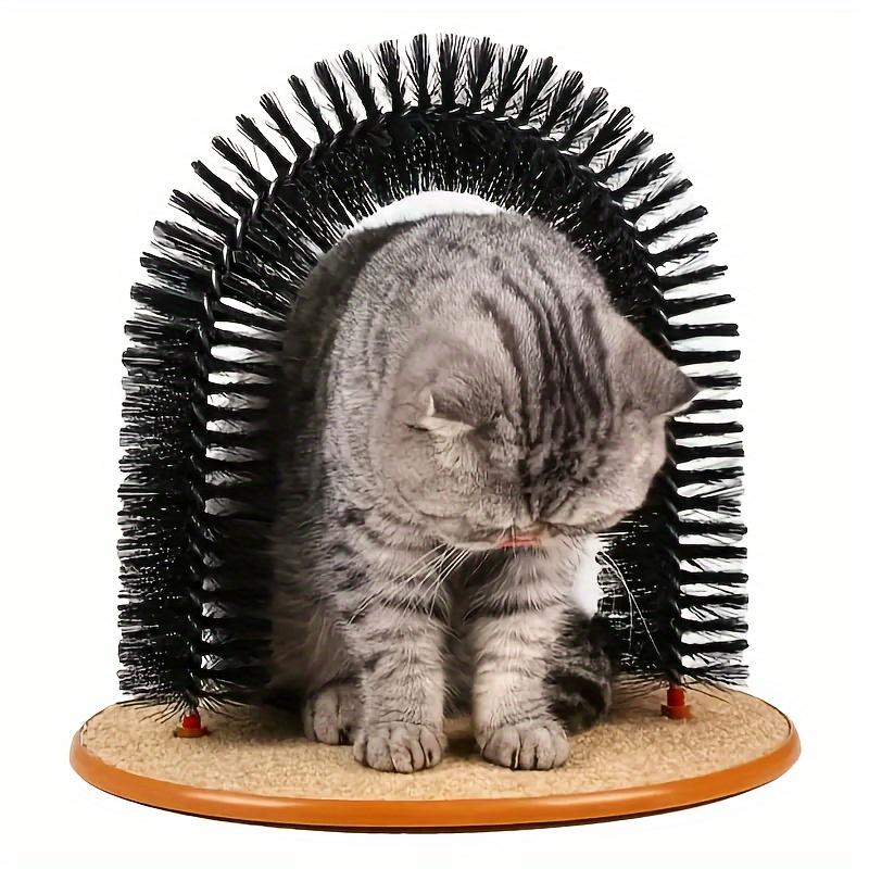 Cats Can'T Resist Grooming Brushes And Scratching Toys - Cat Arch, The Self-Grooming Tool: Pamper Your Cat with Massage And Grooming Brushes!