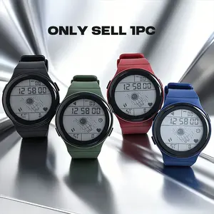 Astronaut Pattern Digital Watch, LED Display, Casual Style, Lightweight, Perfect Gift for Students and Office Workers, Youth Fashion Accessory