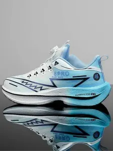 Unisex 33-44 6 Colors Rotary Buckle Running Shoes, Gradient Integrated Breathable Mesh Upper, Easy Twist Buckle & 3D Line Decoration, Elastic Cushioned Non-slip Sole Student Athletic Footwear