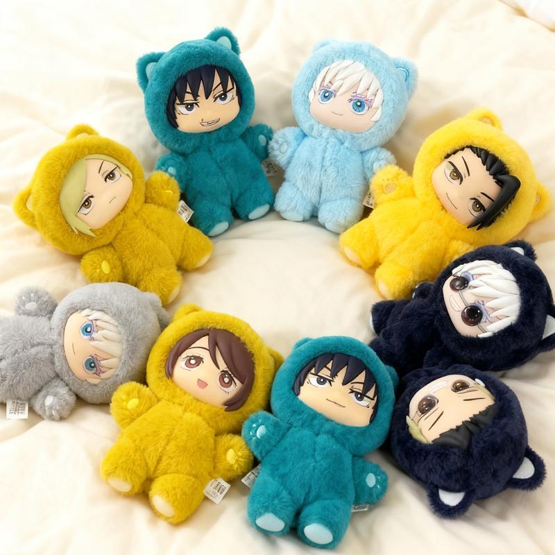HOT In Stock Jujutsu Kaisen 2 Cat Ear Plushie Series Blind Box Mystery Box Anime Plush Doll Kawaii Toy Collect Festvial Gift**