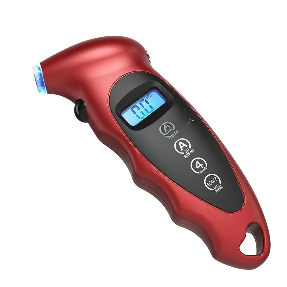Digital Tire Pressure Gauge 150 PSI, Backlit LCD Display, Non-Slip Grip, Auto Power Off for Pickup (1)