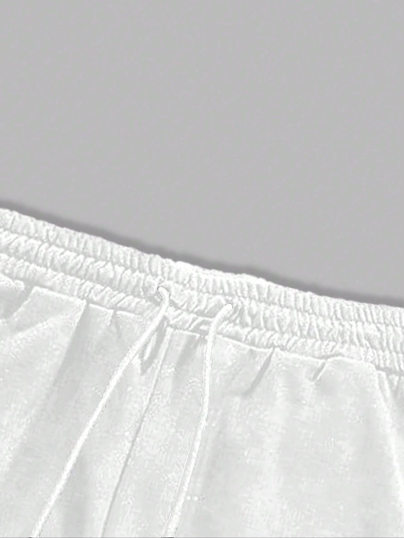 Men's Side-Stripe Drawstring Waist Sweatpants, Casual Regular Fit Pocket Straight-Leg Pants for Fall & Winter, Men's Trousers for Daily Wear, Athleisure Style