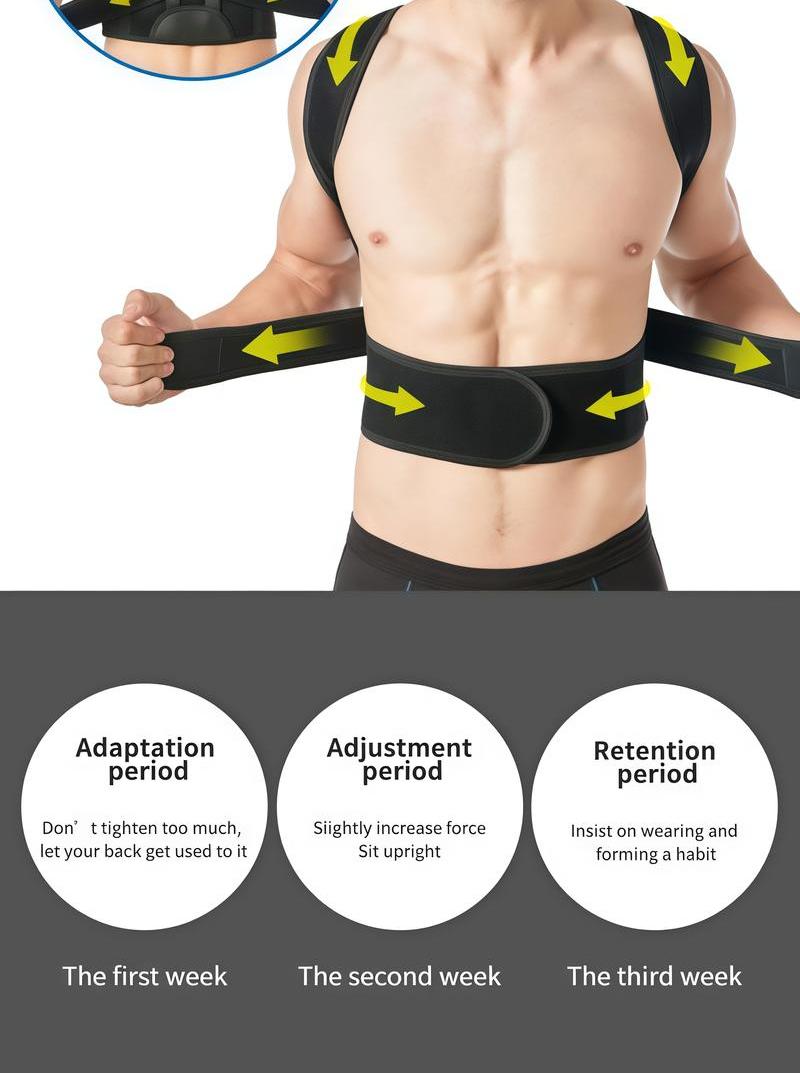 Adjustable Posture Corrector for Men Women – Back Brace for Hunchback, Spine Alignment & Pain Relief
