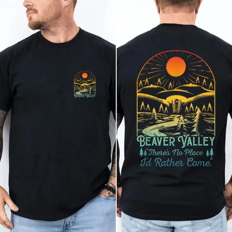 Beaver Valley 2 Sided T Shirt Sweatshirt Hoodie, Offensive For Men Guys Funny Sweatshirt, Beaver Inappropriate Novelty Hoodie, Adult Humor, Unisex Sweater Pullover Tee