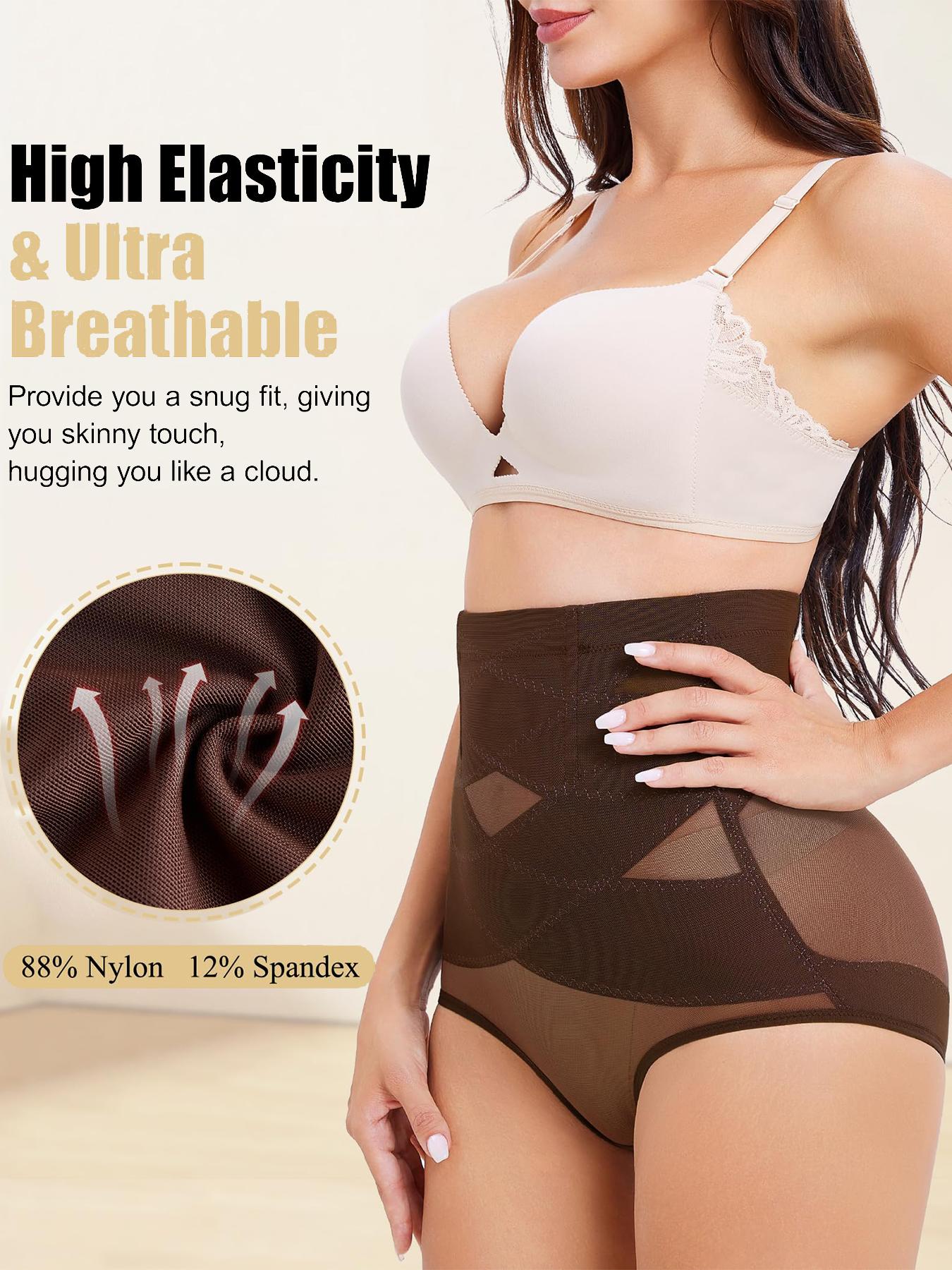 High Waist Breathable Body Shaping Pants, Shapewear, Anti-Curling Dual Layer Waistband, Butt Lifting All Season Wear, Kardashian Style Thin Fabric