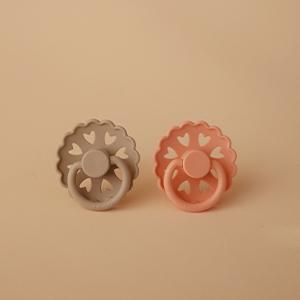 SilkySoft Silicone Baby Pacifier 4-Pack Snowflake Dream |   Made in Denmark |   BPA-Free (0-6 Months)