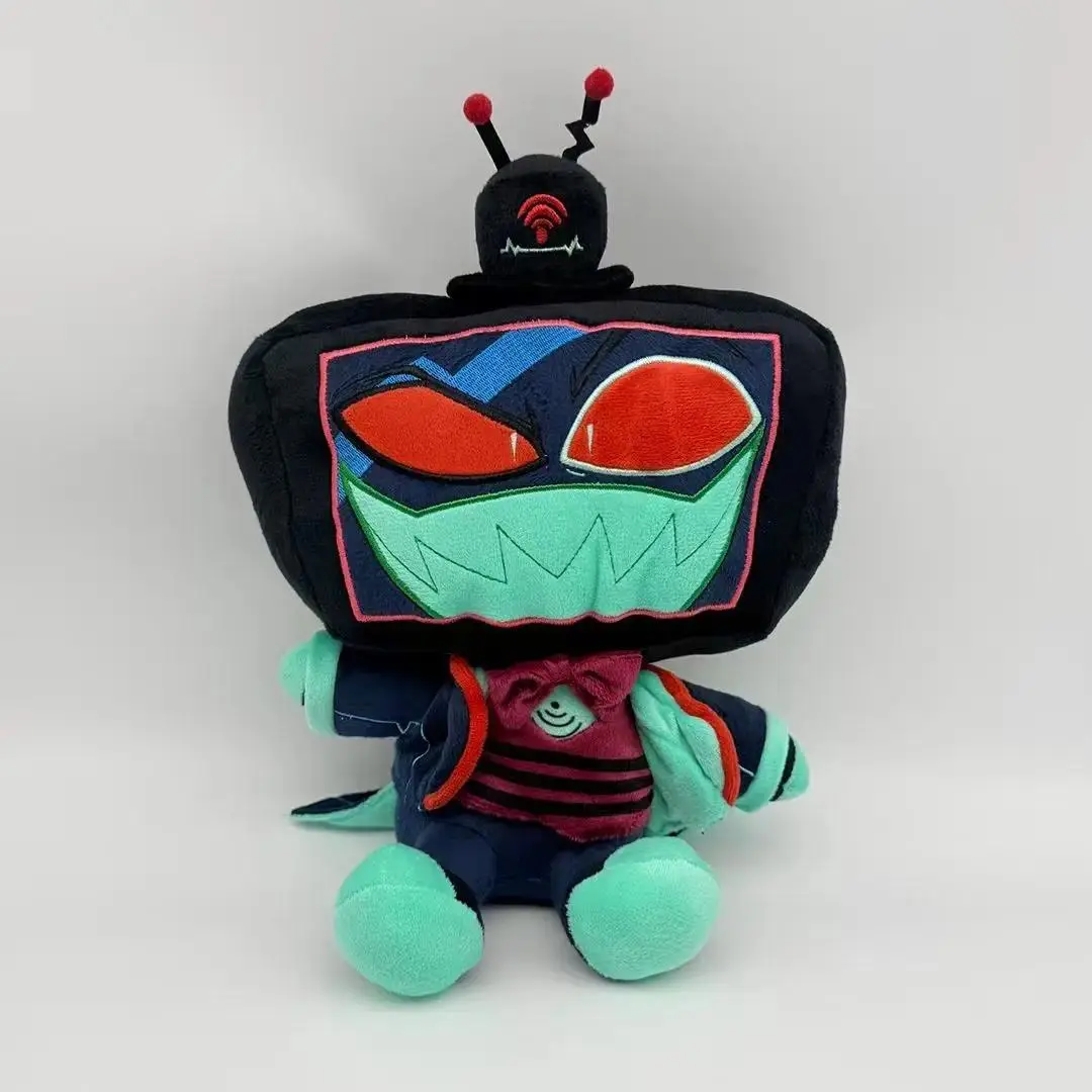 Funny Hazbin Hotel S2 Vox Plushie Toys Game Evil Boss Stuffed Doll Collectible Birthday Gifts Toys Room Decor