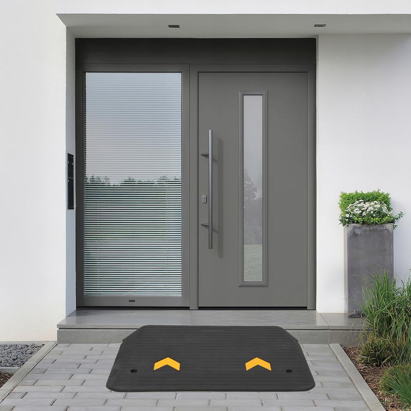 Heavy Duty Rubber Curb Ramp Set – 4