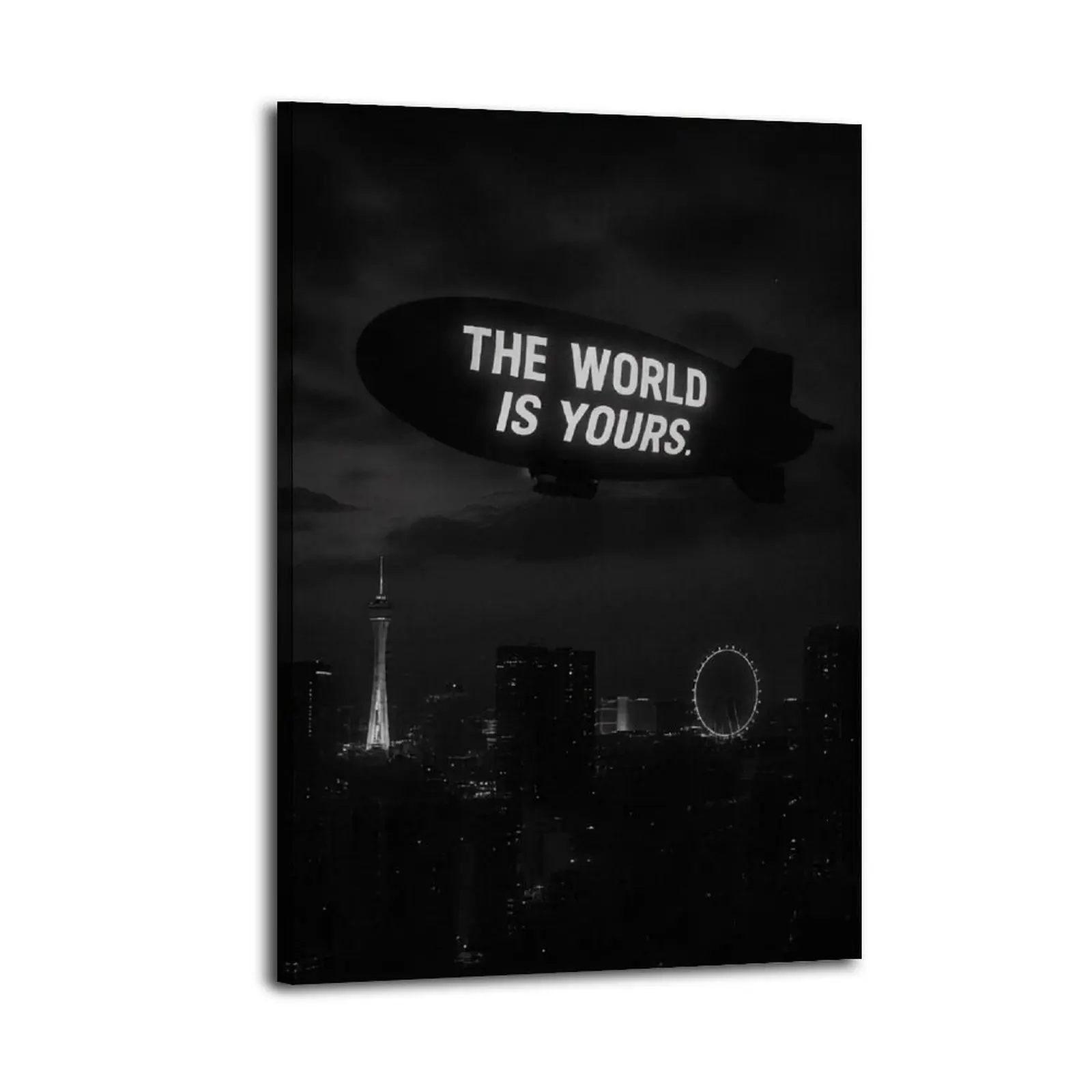 The World Is Yours - Motivational| Bedroom Art | Bathroom Art | Trendy Wall Art | Funky Wall Art