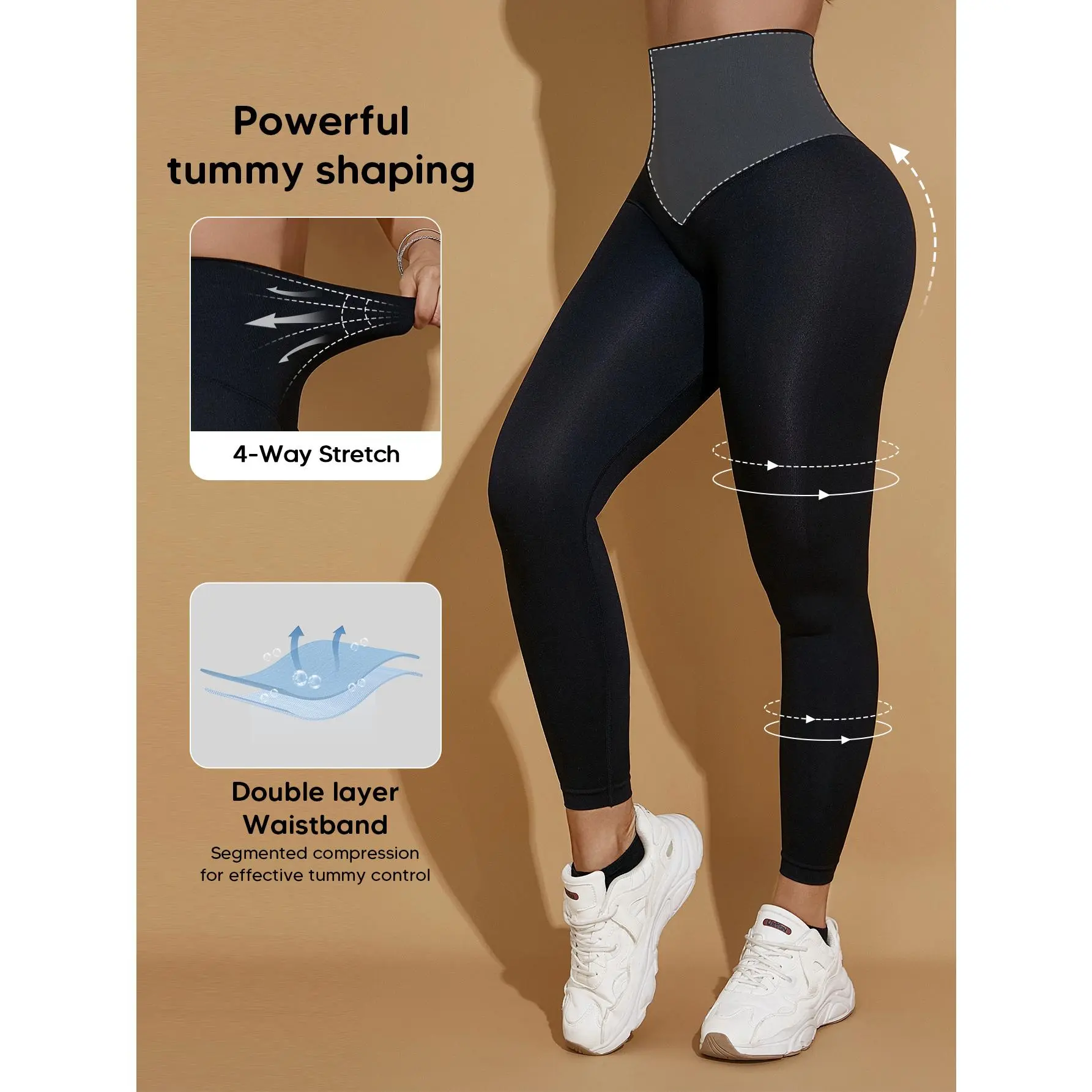 High Waist Shaping Solid Panties Short with Chest Support, Tummy Control Compression Butt Lifting, Comfy And High Elastic Shapewear, Excellence Abdominal Hip Lifting And Back Support Pants, Women'S Shapewear And Sports Additions, Women'S Leggings
