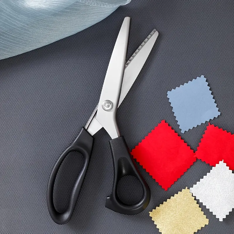 1pc,  High-Quality Stainless Steel Lace Scissors, Tailor Scissors, Lace Shears. Triangle Serrated Scissors for Christmas, Halloween, New Year