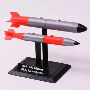 1:24 Scale B61 and B83 Nuclear Bomb Model, Non-Functional 3D Printed Kit, Snap Together Assembly, Exclusive Display Base, Perfect for Collectors