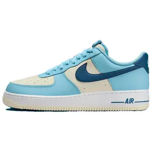 Nike Air Force 1 Low Men’s Aquarius Blue Comfortable Versatile Casual Sneakers Verifiable, with credentials and supporting global authentication