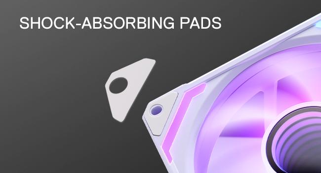 Redragon GCF012 Reverse 120mm PC Case Fan, Daisy-Chain Connection, 5V 3Pin ARGB Lighting, 4 Pin PWM Case Fan, for Radiator/Computer Case Cooling, 120x120x25mm, 3 Pack