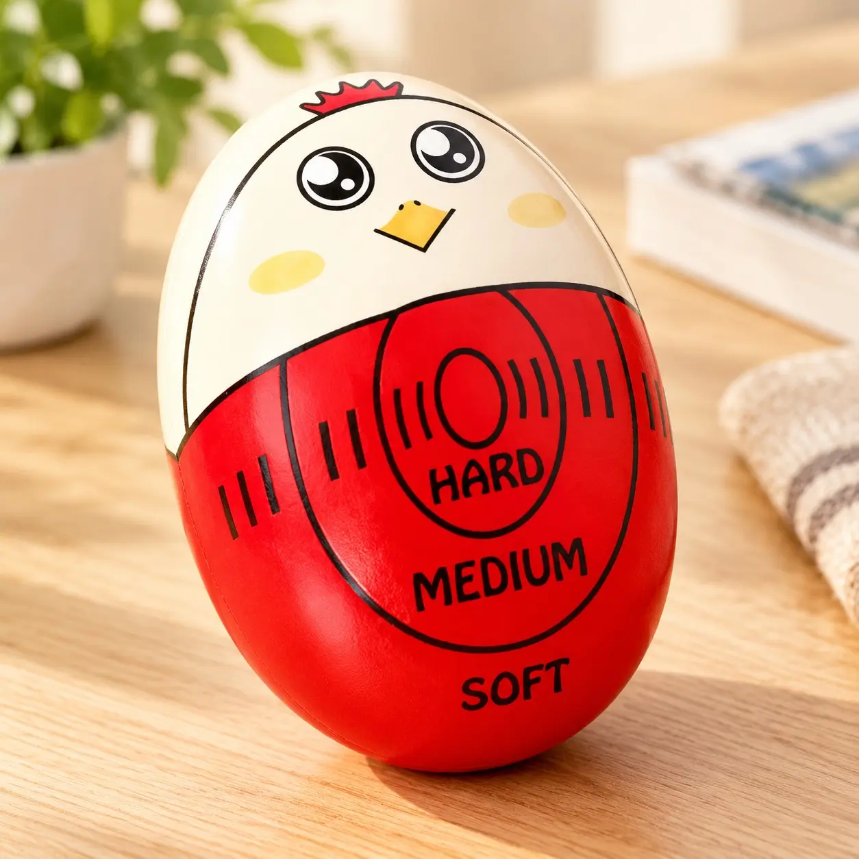 Egg Timer Pro for Boiling Eggs | Soft Hard Boiled Egg Timer that Changes Color When Done | No BPA, CertifiedGift