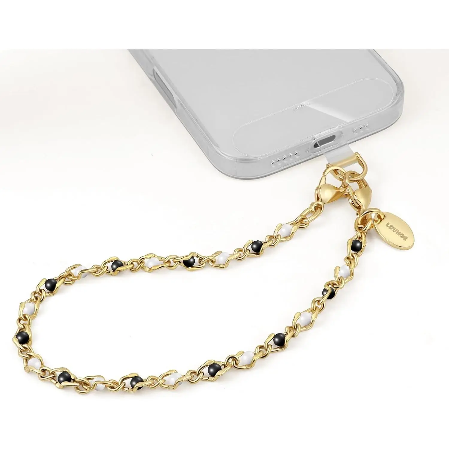 Phone Charm Detachable Phone Chain Wristlet Metal Cute Phone Wrist Strap Lightweight Cellphone Lanyard Anti- Strap for Women