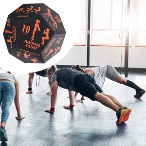 Fitness Game Dice PU Foam 12-Sided Rounded Number Dice, Slow Rebound Stress Relief Toy, Home or Gym Workout Fun