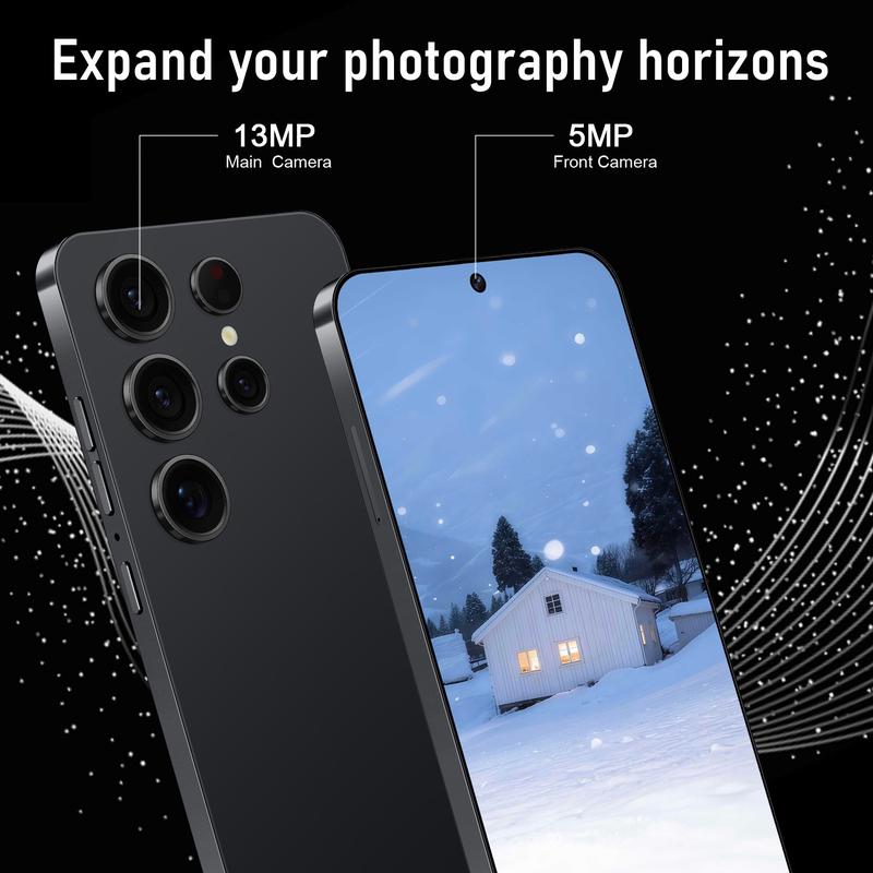 S25 Ultra Unlocked Android Smartphone, 6.56-Inch Screen, Dual Sim Slot, Quad-Core Cpu, 4g Network, 3+64GB RAM, 2850mah Battery, Touch Pen Included